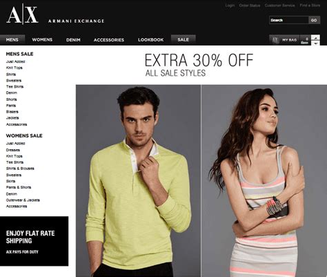 armani exchange canada online shopping.